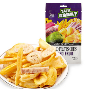 越南进口 TATA 榙榙综合蔬果干 75g  3.8元