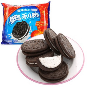 Oreo 奥利奥 夹心饼干原味520g超值装  折9.7元(13.9元，3件7折)