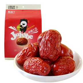 熊来了 蜜饯果干 新疆三星大枣360g 8.9元