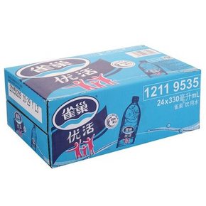 手慢无# 雀巢 优活饮用水330ML*24瓶 整箱 19.9元包邮