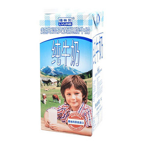 华南/华北# 奥地利进口 绿林贝超高温灭菌脱脂纯牛奶1L  0.01元