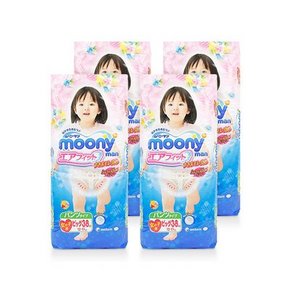 moony 尤妮佳 女宝宝用拉拉裤 XL 38x4包装 296元(326-30券)