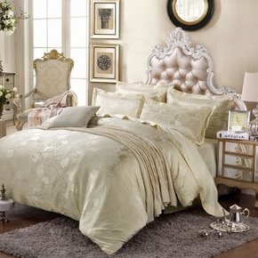 迎馨 贡缎提花四件套 时尚前沿 129元(269-40-100券)