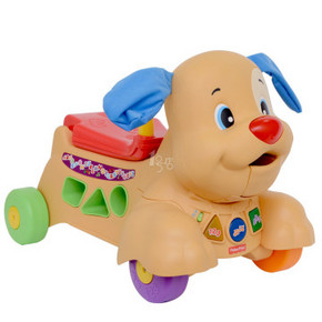 Fisher Price 费雪 BCT93 多功能小狗皮皮踏行车 229元(379-150)