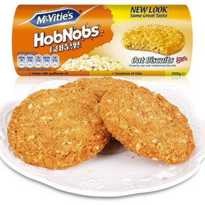 英国进口 Mcvitie’s 麦维他 及时乐燕麦饼300g 折6.9元(19.9，满减+券)