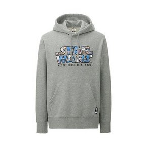 提前购物车# 优衣库 Star Wars 男子连帽运动衫 99元