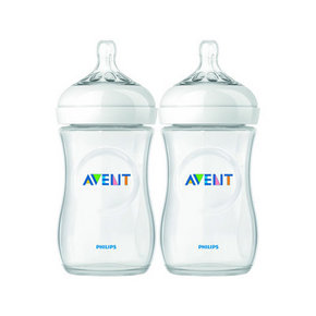 英国新安怡Avent 宽口PP奶瓶 260ml 9oz 两个装x2套 89元(238-149-20券)