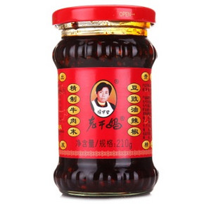 陶华碧 老干妈 精制牛肉末豆豉油辣椒 210g 6.9元
