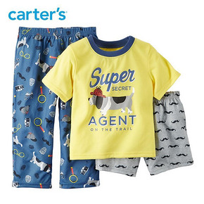 Carter's 婴儿睡衣3件套装 95元包邮