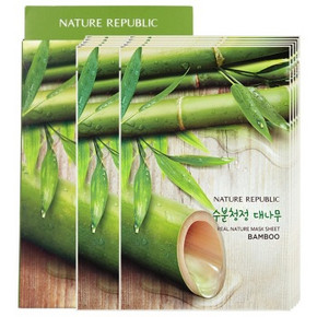 Nature Republic纳益其尔 精粹自然竹子面膜 23mlx10片 29.9元