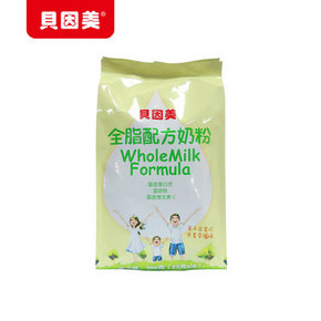 贝因美 全脂配方成人奶粉400g/袋 9.9元包邮