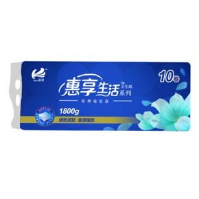 银鸽 惠享生活系列卷筒卫生纸 3层 180gx10卷 12.8元(23.9，199-100)