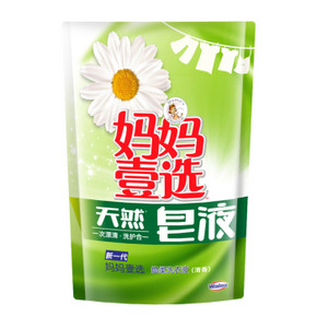 神价格# 妈妈壹选 洗衣液 皂液 倍柔袋装 100gx7袋 1元