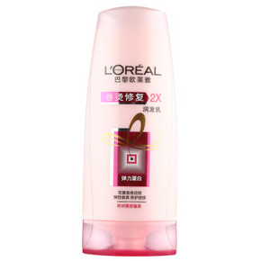 手慢无# 欧莱雅 卷烫修复润发乳200ml*2瓶+发膜50ml 券后1元