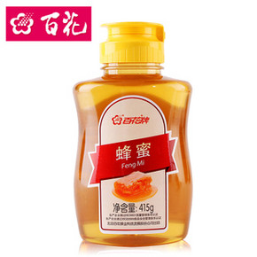 秒杀预告# 中华老字号 百花牌天然蜂蜜415g 0.01元包邮