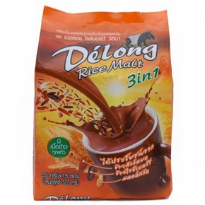 泰国进口咖啡 Delong 德龙 三合一果米麦芽糖浆咖啡 525g 9.9元