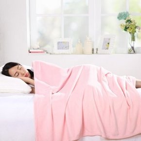 LOVO 罗莱公司 慢调生活珊瑚绒毯-粉色 150*200cm 59元