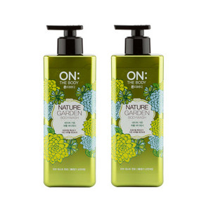 韩国 ON THE BODY 香氛沐浴露自然花园 500ml*2瓶 49元