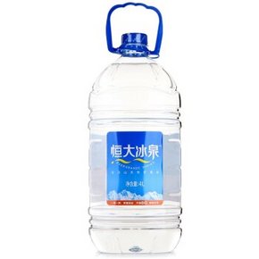恒大冰泉 长白山天然矿泉水 4L 9.9元