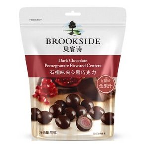 好时 贝客诗 石榴味夹心黑巧克力125g 折12.7元(16.9，2件75折)