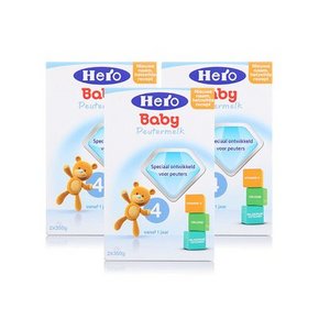 Hero Baby 婴儿奶粉 4段 700g*3盒 246元包邮(266-20券)