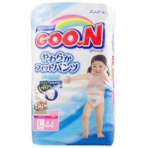 GOO.N 日本大王 女宝宝拉拉裤学步裤 L44片 76元(2件包邮)