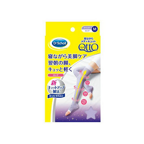 Dr.scholl 爽健Qtto 防静脉曲张瘦腿睡眠袜 紫色紧致款M号 99元包邮