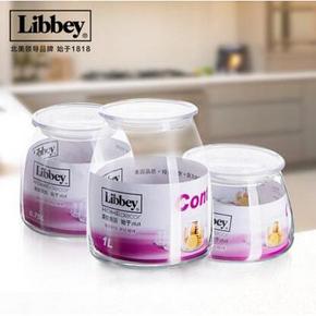 Libbey 利比 玻璃密封罐储物罐 3件套 29.9元包邮