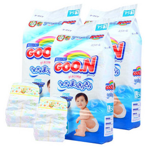 GOON 大王 婴幼儿纸尿裤 L54x3包装 238元