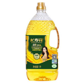 长寿花 金胚 玉米油1L 非转基因 15.9元