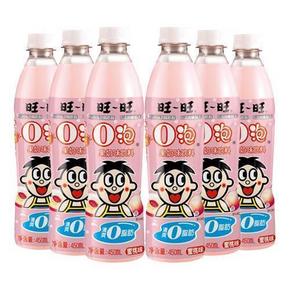 华南# 旺旺0泡果奶蜜桃450ml*6  9.9元