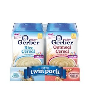 美国 Gerber 嘉宝 婴儿米粉 1阶段+2阶段 454gx2罐 19.9元