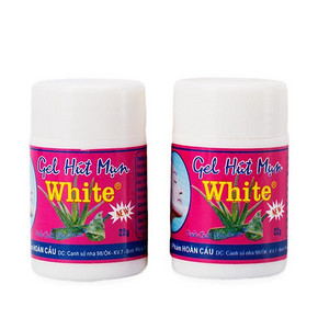 去黑头神器# 泰国 White 芦荟去黑头水 22g*2罐 30元包邮(35-5券)