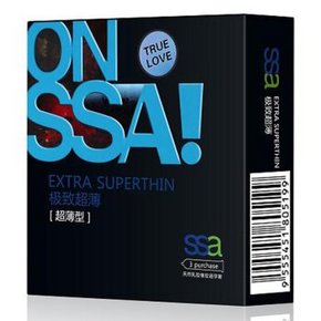 ssa进口  超薄型安全套避孕套 超薄型 3只装  5元
