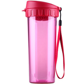 特百惠 Tupperware 茶韵随心杯 500ml 美唇红 79元
