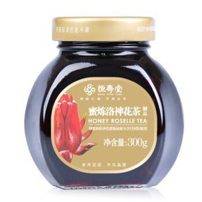 恒寿堂 蜂蜜洛神花茶300g  9.9元(4款可选)