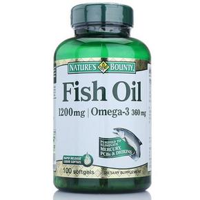 自然之宝 高纯深海鱼油软胶囊1000mg*100粒 折69元(2瓶/238-100)