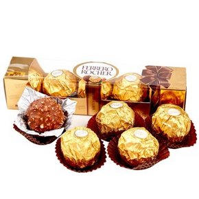 Ferrero Rocher 费列罗 榛果威化巧克力5粒装 折9.7元(15.5，99-40)