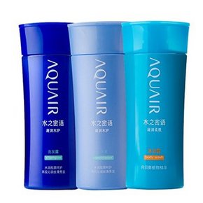 AQUAIR 水之密语 凝润水护系列洗护200ml*2+水密沐浴露200ml 34.3元