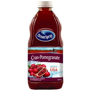 OceanSpray 优鲜沛 蔓越莓红石榴果汁1.5L 折7元(13.9，99-50)