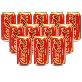 美国进口 Coca Cola 可口可乐 无咖啡因355mlx12箱 折24.5元(49，99-50)