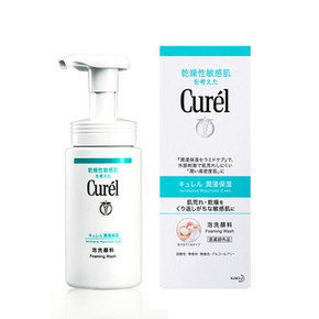 Curel 珂润 润浸保湿洁颜泡沫150ml+洁面皂 35g 60元(98-38)