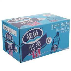 雀巢 优活饮用水550ml*24 箱装 23.9元