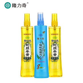 夏天必备#隆力奇 花露水 195ml*3瓶  另送赠品 29.9元包邮