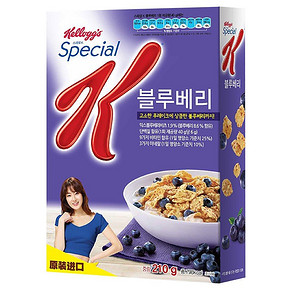 Kellogg's 家乐氏 香脆麦米片蓝莓味 210g 9.9元