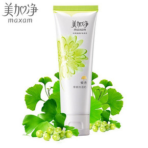 美加净 银杏净颜洗面奶80g 折5.3元(10.5，买2免1)