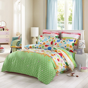 LOVO 奇异妙恋 全棉斜纹印花四件套1.5/1.8米 199元包邮