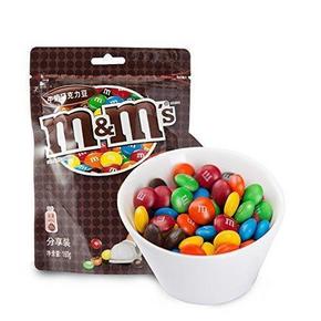M&M's 牛奶巧克力豆 彩豆分享装160g 折8.5元(17，2件5折)