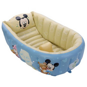 Disney 迪士尼 DEB32429-A1 气垫婴儿浴盆 蓝色 99元包邮