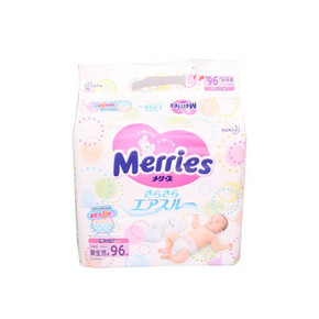 花王 Merries  妙而舒 纸尿裤NB96 89元